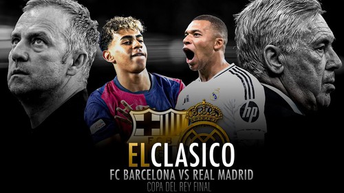 Lịch thi đấu bóng đá hôm nay 26/4: Trực tiếp Kinh điển Barcelona vs Real Madrid