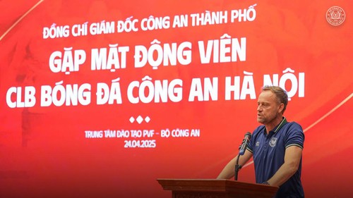 HLV Polking nhận ba nhiệm vụ quan trọng tại CLB Công an Hà Nội