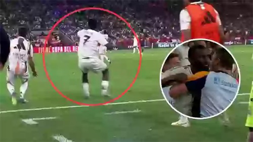 Không chỉ mất Cúp Nhà vua vào tay Barcelona, Real Madrid còn để lại hình ảnh xấu xí