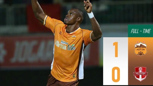 Ngoại binh ghi bàn, HAGL thắng tối thiểu Hải Phòng ở vòng 20 V-League