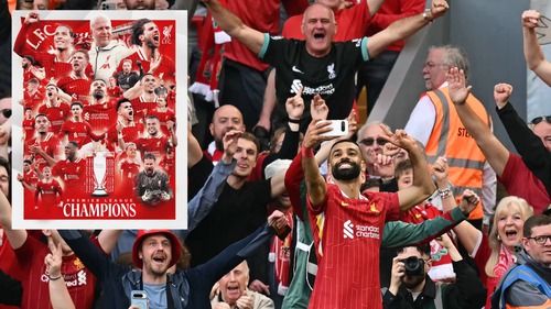 Liverpool đại thắng Tottenham 5-1, chính thức vô địch Ngoại hạng Anh sớm 4 vòng đấu