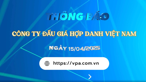 THÔNG BÁO TỔ CHỨC ĐẤU GIÁ BIỂN SỐ XE Ô TÔ - NGÀY 15/04/2025