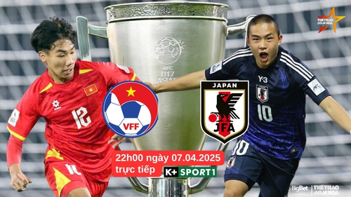 Nhận định, soi tỷ lệ U17 Việt Nam vs U17 Nhật Bản 22h ngày 7/4, VCK U17 châu Á 2025