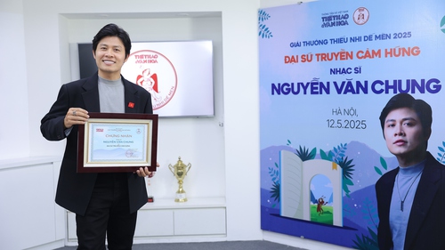 Ca khúc của "Đại sứ truyền cảm hứng" giải thưởng Dế Mèn vào đề thi Văn