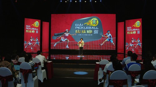 Giải Pickleball Đài Hà Nội 2025 thu hút 600 tay vợt tham gia 