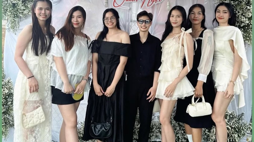 Cựu phụ công 2K làm đám cưới sau khi giải nghệ, hoa khôi bóng chuyền Việt Nam tới chúc mừng