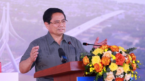 Thủ tướng Phạm Minh Chính phát lệnh khởi công xây dựng cầu Tứ Liên, Hà Nội