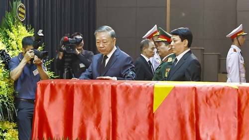 Hơn 650 Đoàn trong nước và quốc tế viếng nguyên Chủ tịch nước Trần Đức Lương