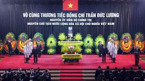 Cử hành trọng thể Lễ truy điệu nguyên Chủ tịch nước Trần Đức Lương