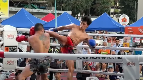 Nguyễn Trần Duy Nhất ra đòn cực nhanh, hạ đo ván võ sĩ Nam Mỹ khiến CĐV thán phục