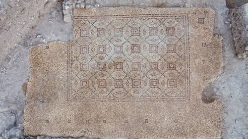Israel giới thiệu bức tranh khảm cổ có niên đại 1.600 năm tuổi