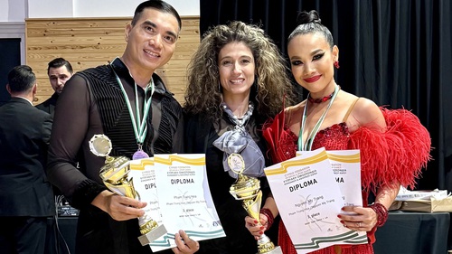 VĐV Việt Nam lọt Top 30 cặp đôi Dancesport xuất sắc nhất thế giới lứa tuổi trung niên