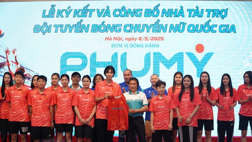 Đội tuyển bóng chuyền nữ Việt Nam có nhà tài trợ đồng hành