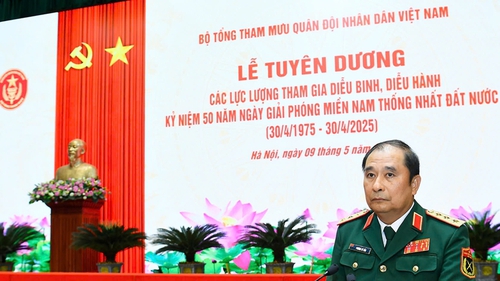 Bộ Tổng Tham mưu tuyên dương lực lượng tham gia diễu binh, diễu hành