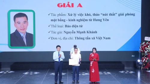 Thông tấn xã Việt Nam đoạt Giải A Giải báo chí Nguyễn Văn Linh năm 2025