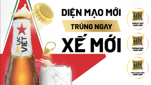 Bia Lạc Việt “diện mạo mới”, mang đến cơ hội “lên đời” xế mới