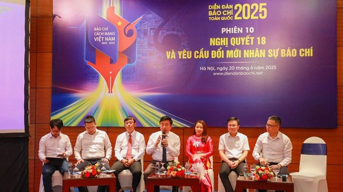 Hội báo toàn quốc 2025: Nghị quyết 18 và yêu cầu đổi mới nhân sự báo chí