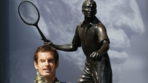 Andy Murray được tham gia thiết kế tượng của chính mình tại Wimbledon