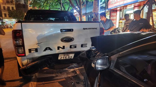 Tạm đình chỉ công tác cán bộ Công an gây tai nạn giao thông, có nồng độ cồn trong khí thở