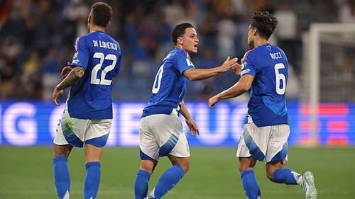 Tuyển Ý đã biết thắng ở vòng loại World Cup 2026 trong trận đấu chia tay HLV Spalletti