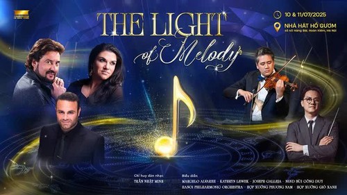Hòa nhạc đặc biệt “The Light of Melody”: Giao thoa nghệ thuật Việt Nam và thế giới
