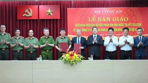Bàn giao quyền đại diện chủ sở hữu phần vốn nhà nước tại FPT Telecom về Bộ Công an