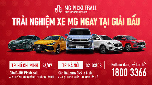Khởi động Giải đấu MG Pickleball Championship 2025