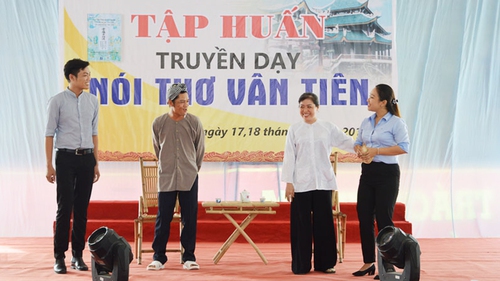Sức sống của di sản Nói thơ Vân Tiên