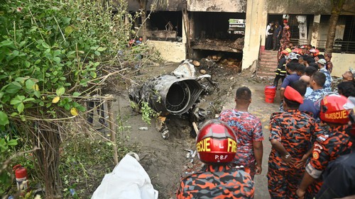 Máy bay đâm vào trường học ở Bangladesh: Ít nhất 27 người thiệt mạng