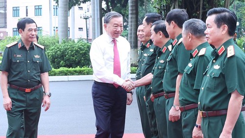 Tổng Bí thư Tô Lâm làm việc với Tổng cục Chính trị Quân đội nhân dân Việt Nam