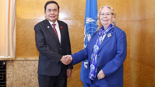 Chủ tịch Quốc hội Trần Thanh Mẫn gặp Tổng Giám đốc Văn phòng LHQ tại Geneva