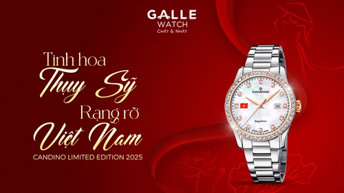 Candino Limited Edition 2025: Tinh hoa Thụy Sỹ – Rạng rỡ Việt Nam
