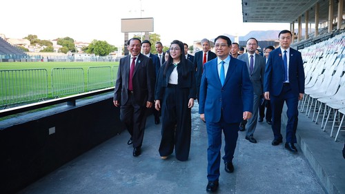 Thủ tướng Phạm Minh Chính thăm Câu lạc bộ bóng đá Vasco da Gama, Brazil