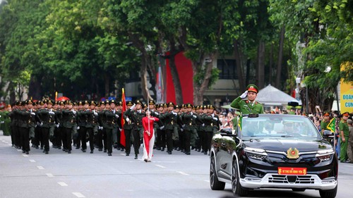 Hình ảnh Lễ diễu binh, diễu hành tại Ngày hội vì Thủ đô bình yên