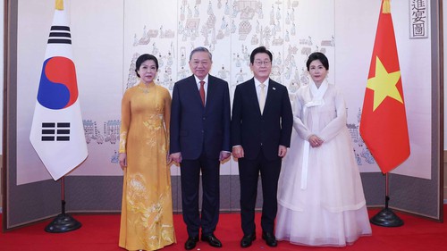 Lễ đón Tổng Bí thư Tô Lâm và Phu nhân thăm cấp Nhà nước Đại Hàn Dân quốc