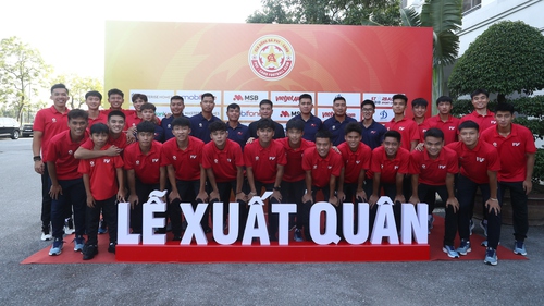 PVF-CAND làm lễ xuất quân, quyết tâm đạt thành tích cao ở mùa giải V-League đầu tiên
