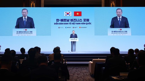 Tổng Bí thư Tô Lâm và Thủ tướng Hàn Quốc dự Diễn đàn kinh tế Việt Nam – Hàn Quốc