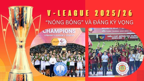 V-League 2025/26: “Nóng bỏng” và đầy kỳ vọng