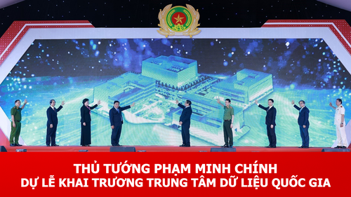 Thủ tướng Phạm Minh Chính dự Lễ khai trương Trung tâm Dữ liệu quốc gia