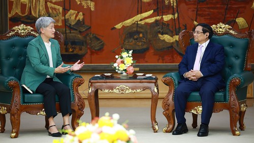 Thủ tướng Phạm Minh Chính tiếp Bộ trưởng Ngoại giao Australia