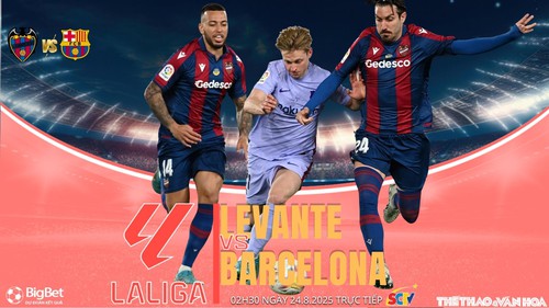 Nhận định, soi tỷ lệ Levante vs Barcelona 02h30 ngày 24/8, vòng 2 La Liga
