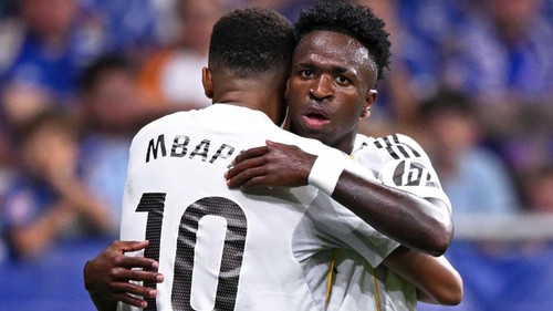 Mbappe và Vinicius thay nhau tỏa sáng, Real Madrid toàn thắng sau hai vòng đấu