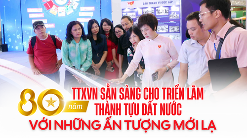 TTXVN sẵn sàng cho Triển lãm 80 năm thành tựu đất nước với những ấn tượng mới lạ