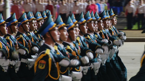 Những hình ảnh ấn tượng tại sơ duyệt diễu binh, diễu hành A80