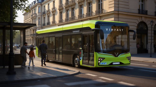 VinFast ra mắt xe bus điện tại châu Âu