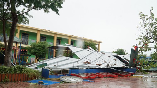 Ảnh hưởng bão số 5: Tập trung khắc phục hậu quả, nhanh chóng ổn định đời sống người dân