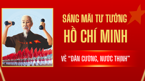 Sáng mãi tư tưởng Hồ Chí Minh về 'Dân cường, nước thịnh'