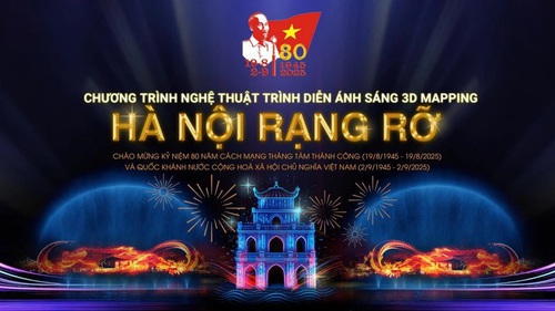 Chương trình nghệ thuật trình chiếu ánh sáng 3D Mapping