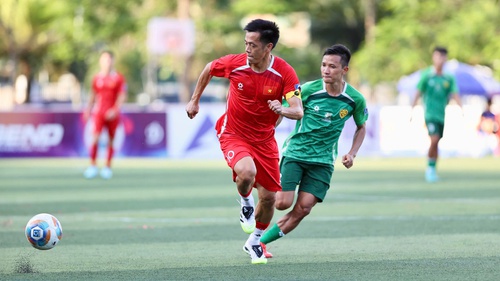 Duy Mạnh, Văn Quyết, Hai Long và đồng đội mang đến trận hòa kịch tính trước tuyển 7 người Việt Nam
