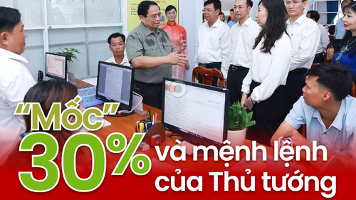 “Mốc” 30% và mệnh lệnh từ Thủ tướng